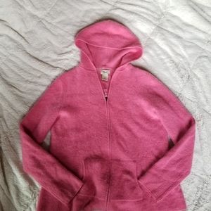 LL Bean 100% cashmere hoodie